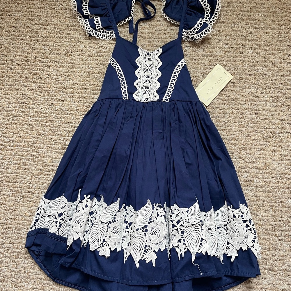 Trish Scully Navy Blue Dress